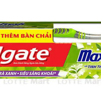 Colgate Toothpaste, MaxFresh Green Tea Ice + Toothbrush (225g) DLC: Oct25
