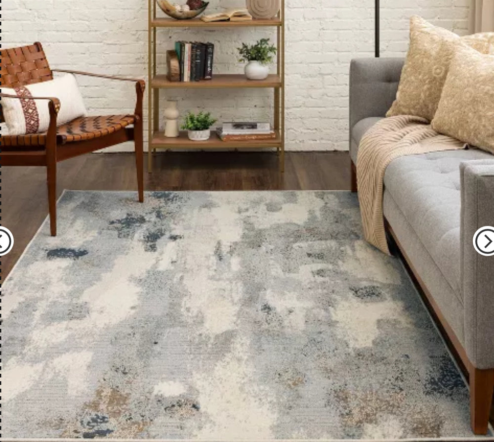 Watercolor Area Rug Gray - Threshold™ (1.5 m x 2.1 m)