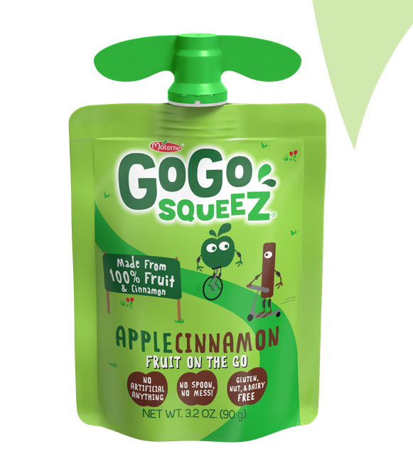 GoGo squeeZ Apple Cinnamon Applesauce 90g DLC: Juillet25