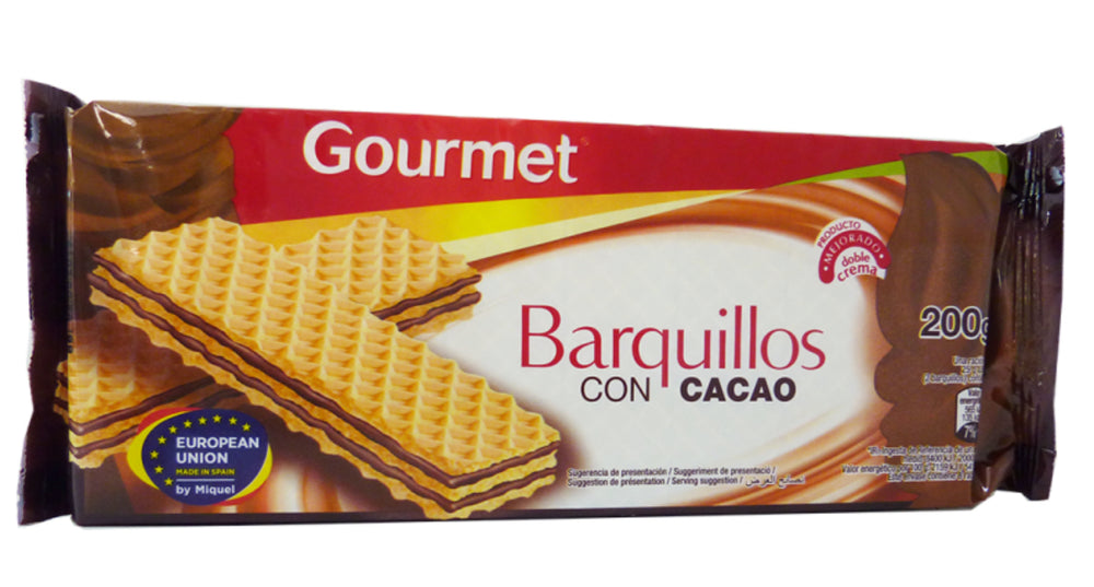 GALLETA BARQUILLO CHOCO GOURMET (200g) DLC: Nov25