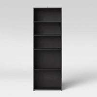
              5 Shelf Bookcase Black - Room Essentials MM  (L 1m x 62cm, La 30cm, H 80cm)
            
