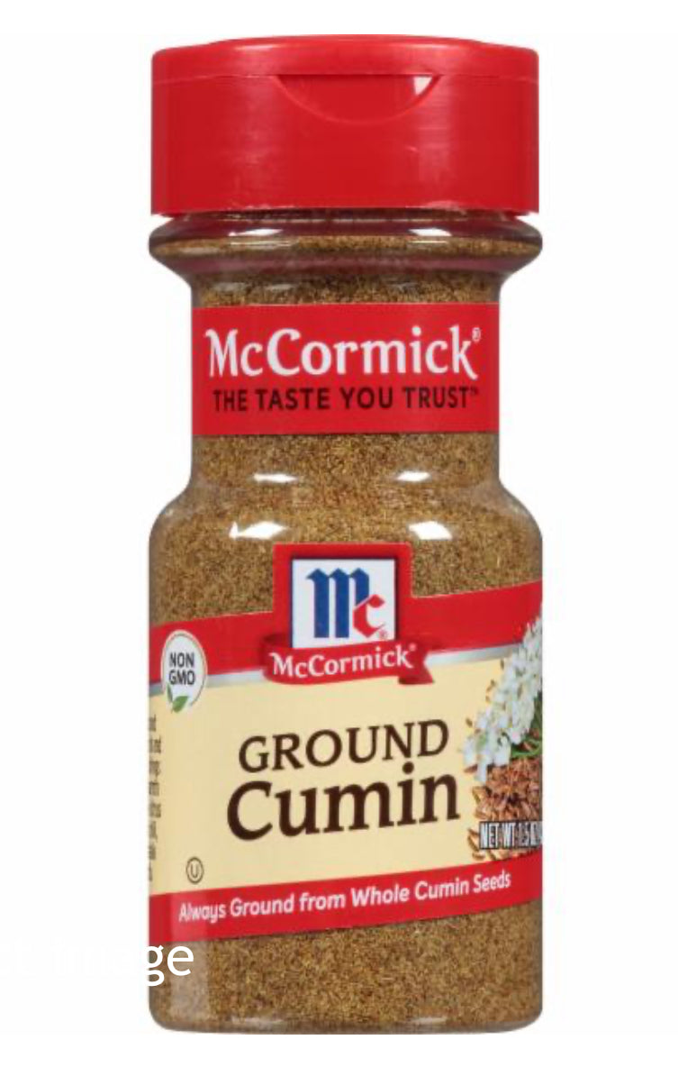 McCormick Ground Cumin NET WT 1.5 OZ (42g) DLC: Janv25