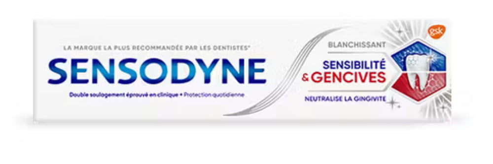 Sensodyne Sensibilité & Gencives Blanchissant Fev26