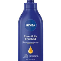 NIVEA Essentially Enriched Body Lotion with Deep Nourishing Serum, 20 Fl Oz (591ml)