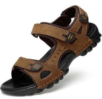 
              Sandales Homme Cuir Marche Randonnée Fermées Été Extérieur Chaussures de Sport
            