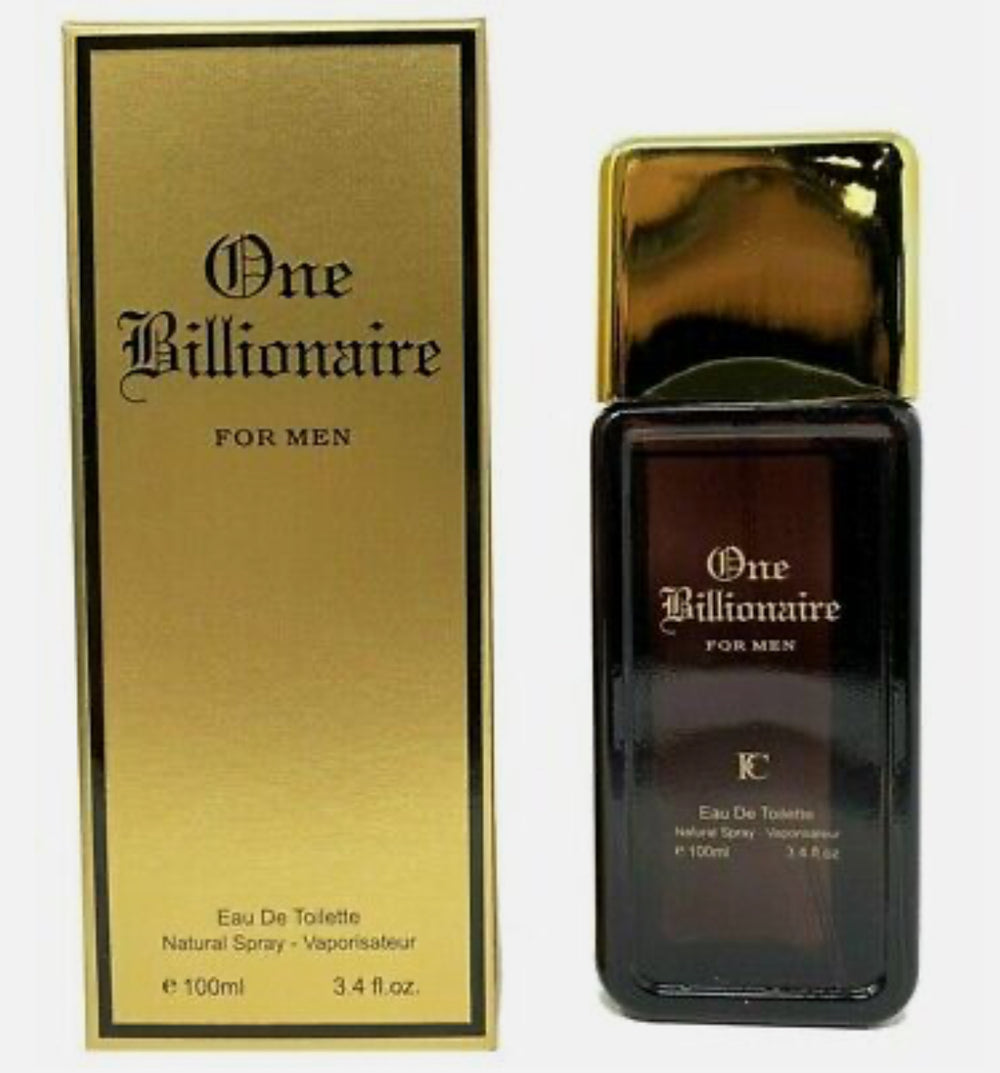 FRAGRANCE COUTURE ONE BILLIONAIRE EDT SPRAY FOR MEN 3.4 Oz / 100 ml BRAND NEW!!!