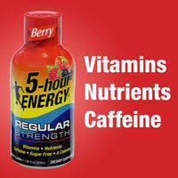 5-hour ENERGY Shot, Regular Strength Berry, 57mL DLC: AOUT25