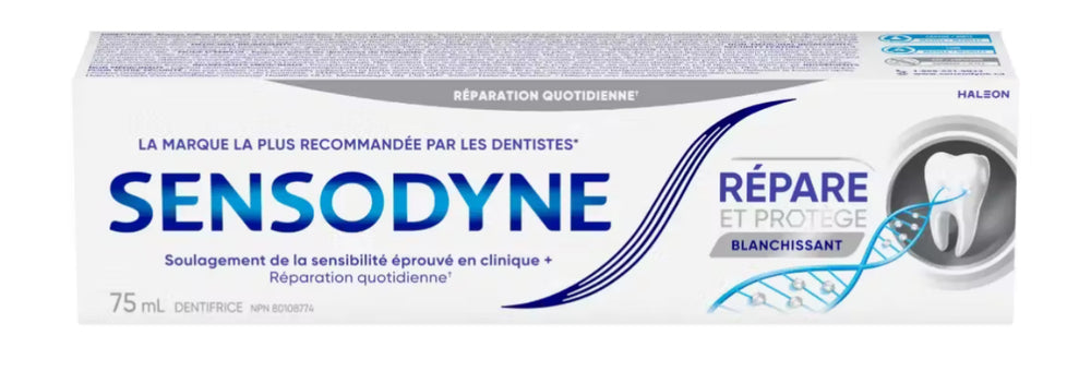 *MCI*SENSODYNE Dentifrice Blancheur Répare & Protège 75ml DLC: Janv26