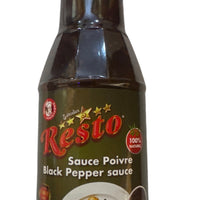 Resto sauce poivre black pepper 350ml