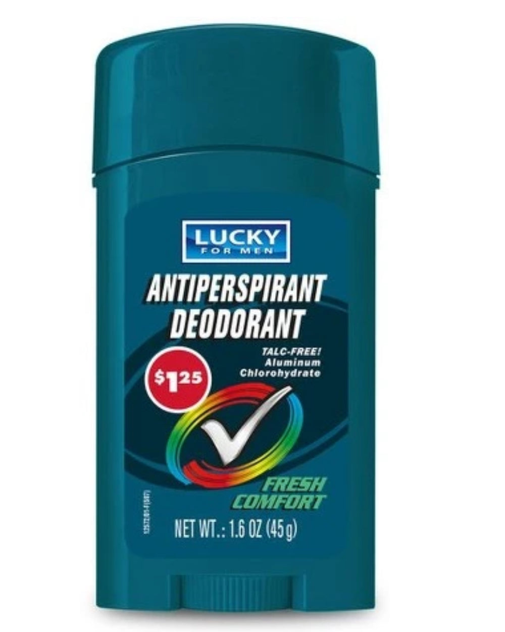 Deodrant / Lucky For Men / Fresh Comfort Antiperspirant Stick Deodorant 45g