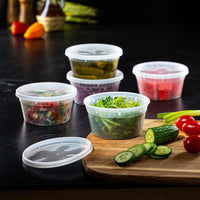 Deli Food Containers with Lids - 12oz (355mL)