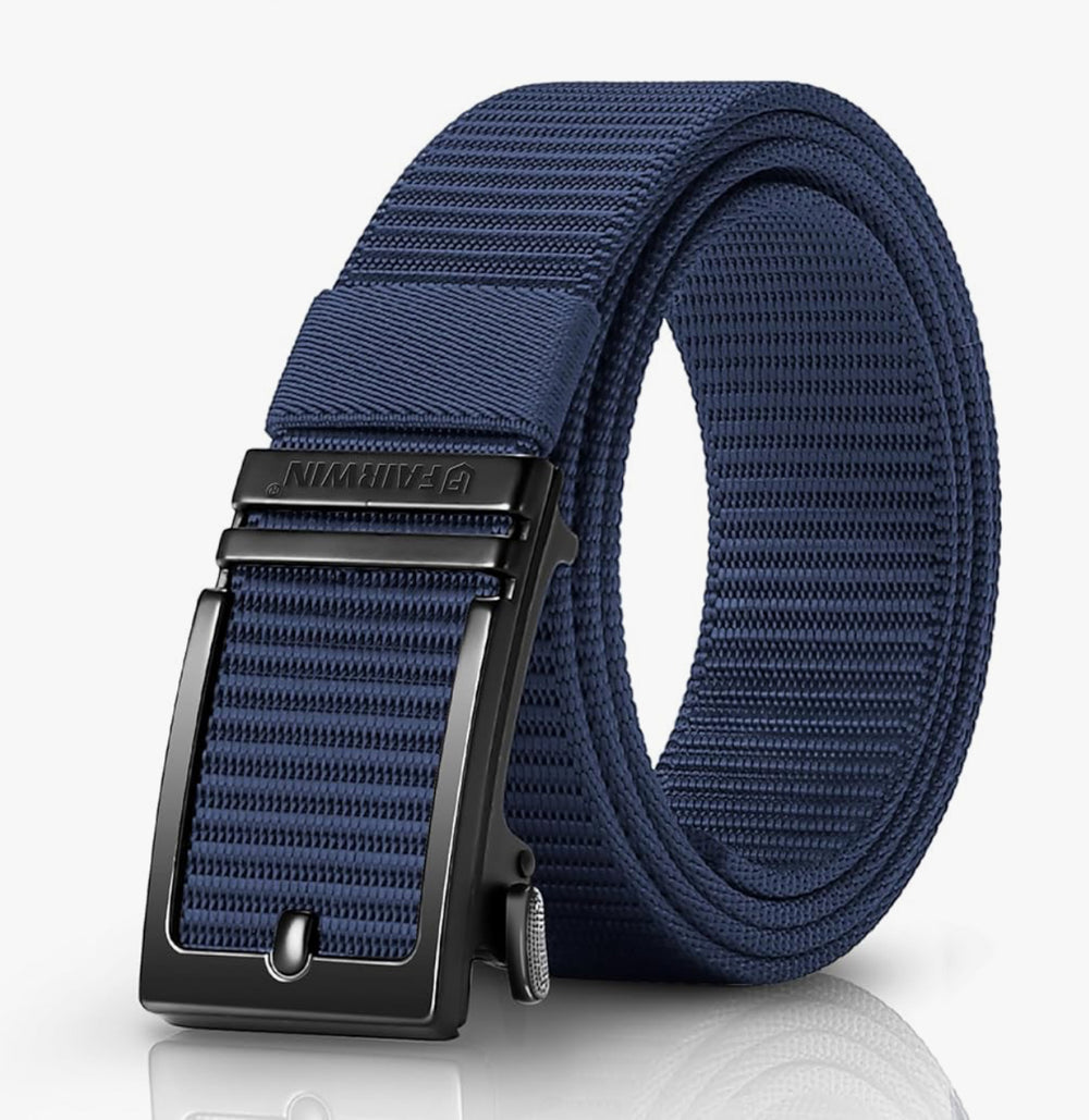 Fairwin Military Style Tactical Web Belt, Nylon Webbing Belts with Buckle in Gift Box