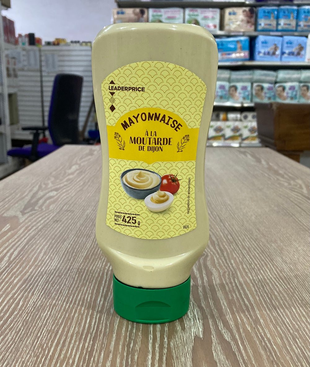 Leader Price Mayonnaise à la Moutarde de Dijon 425g DLC: MAR2024