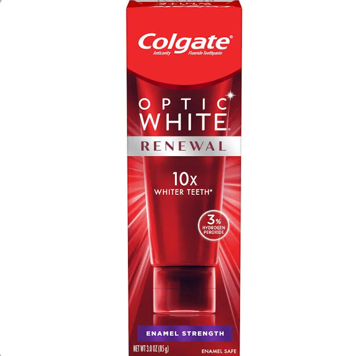 Dentifrice blanchissant pour les dents Colgate Optic White Renewal (116g) DLC: 11/26