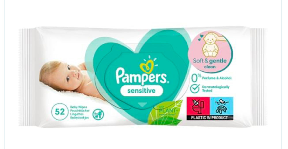 Pampers Senstive Baby Wipes 52
