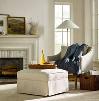 
              Vivian Park Ottoman Cream - Threshold designed with Studio McGee: Plywood Frame, Polyester, No Assembly
            