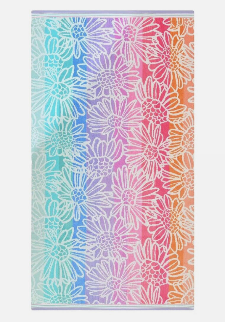 ALOK 100% Cotton Beach Towel Oversized Soft Velour Finish Absorbent 40” x 72”
highcottonclothingexchange