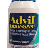 Advil 120 Capsulas Ibuprofeno 200 Mg Pain Reliever Importado DLC: Mai27