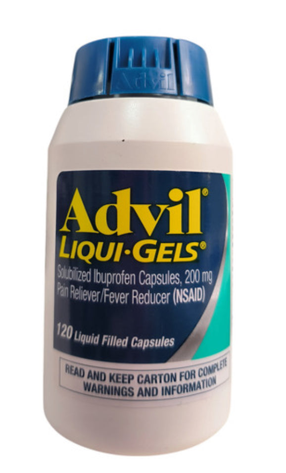 Advil 120 Capsulas Ibuprofeno 200 Mg Pain Reliever Importado DLC: Mai27