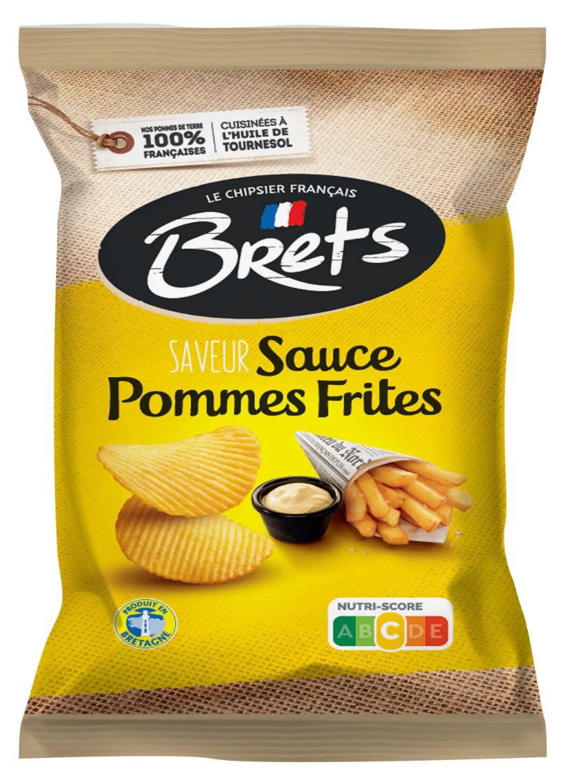 Chips saveur sauce pommes frites BRET'S 125g/ DLC: 11/09/2024