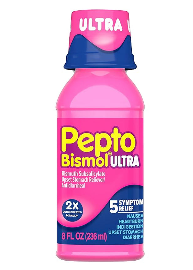 Pepto Bismol Liquid Ultra for Nausea, Heartburn 12Oz (354ml) DLC: Mars26