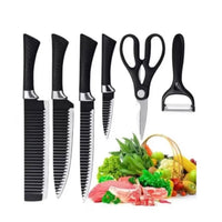 6-Piece Professional Kitchen Knife Set – High Carbon Forged Stainless Steel