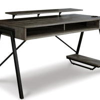 Barolli Gaming Desk Gunmetal - Signature Design by Ashley LPEU845395