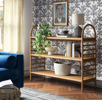 
              43" Vass 3 Shelf Bookcase Light Brown - Threshold
            
