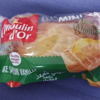 mini cake saveur vanille – Moulin D'or – (45 g) DLC: 18/11/25
