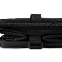 PackIt Freezable Essential Cooler, Black, Built with ECOFREEZE Technology, Fully Freezable, Collapsible, Reusable, with Removable Crossbody Strap, Top Clip Handle, Designed for Fresh Office