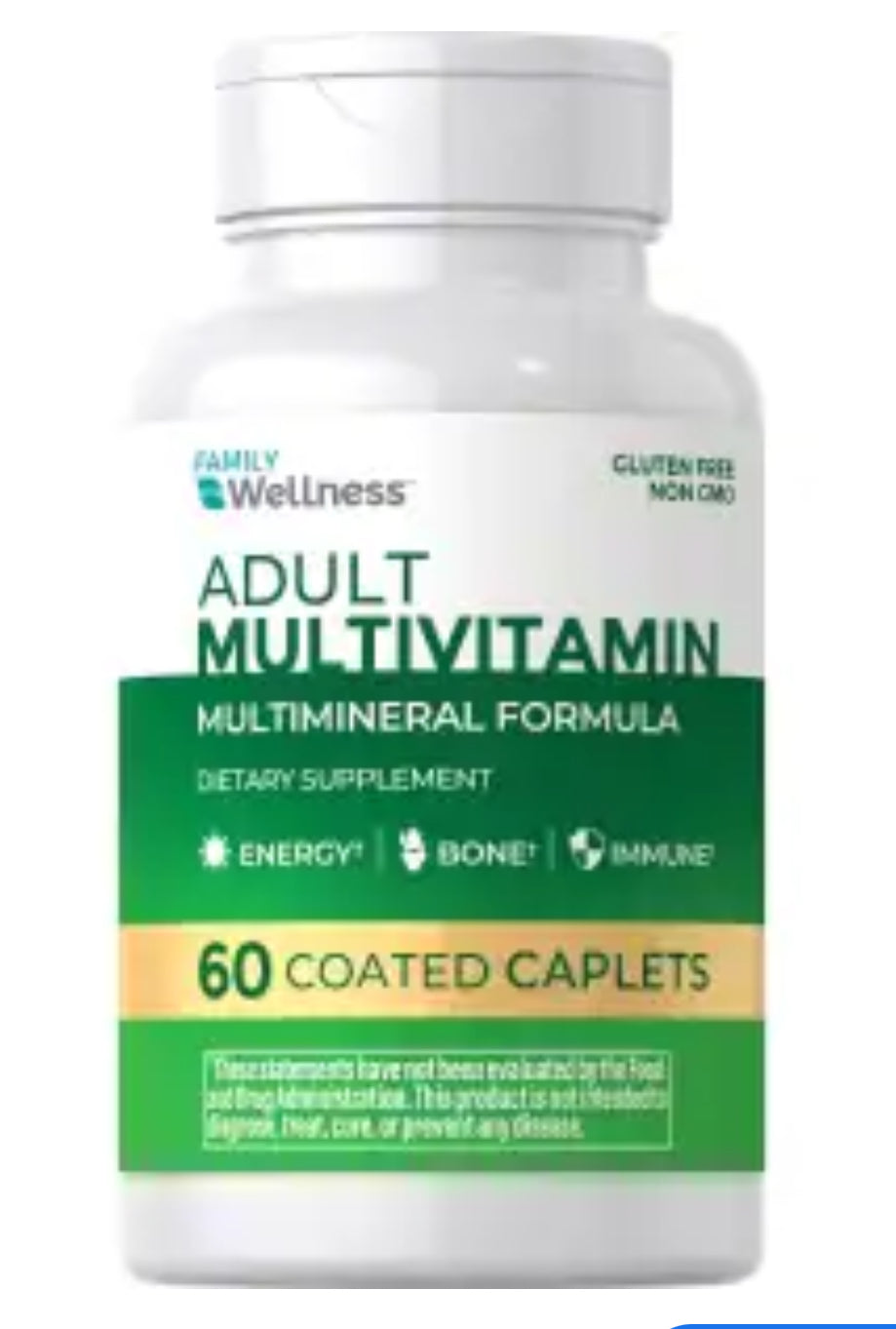 Family Wellness Multivitamin, Adult, (60 Caplets) DLC: Nov26