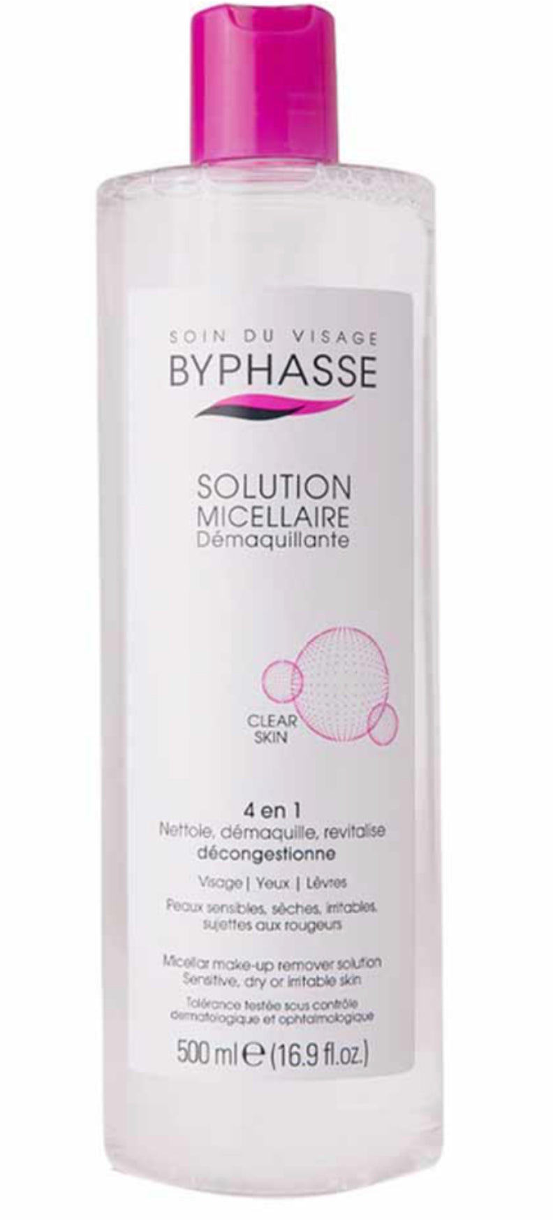 BYPHASSE Soft Cleansing Milk Face/Eye Pump (500ml) DLC: Nov27