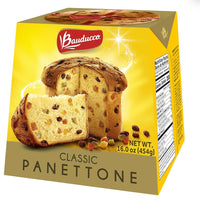 Bauducco Classic Panettone - Moist & Fresh Holiday Cake - Traditional Italian Recipe With Candied Fruit & Raisins 16.0oz 454g DLC: Nov25