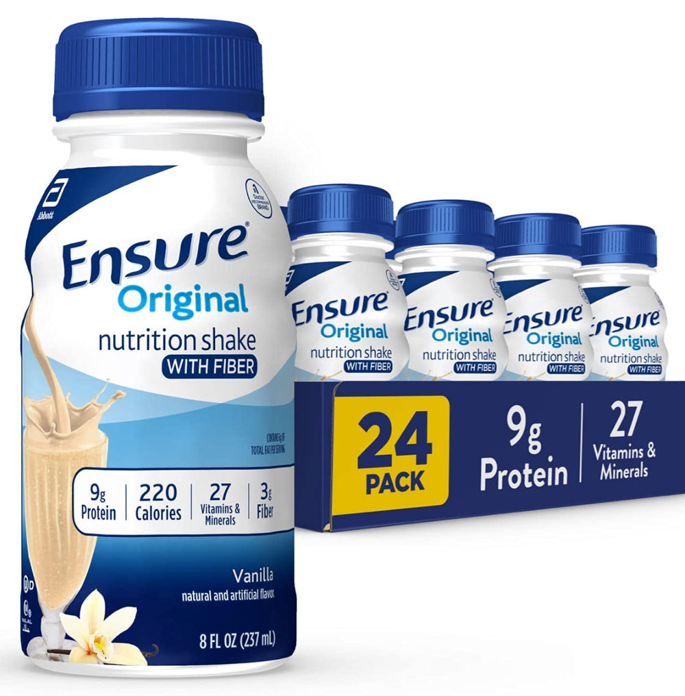 Ensure Original Nutrition Shake, Small Meal Replacement Shake, Vanilla237mL DLC: Mars25