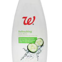 Walgreens Refreshing Body Wash Cucumber and Green Tea, 22.0 fl oz 651 ml