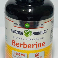 Amazing Formulas Berberine 1000mg (60 capsules) DLC: 02/2028