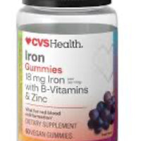 CVS Health Iron Gummies, 18 MG, 60 CT - CVS DLC: