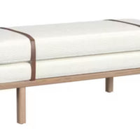 Homepop Upholstered Boucle Bench