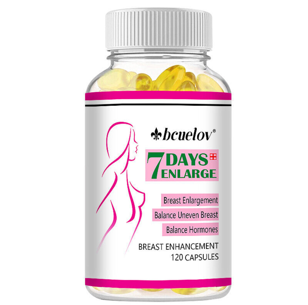 Breast Enhancement Capsules Natural Bigger Breast for Men and Women 7 Days (120 capsules) DLC: Mai27