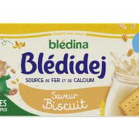 Blédina - Blédidej Céréales Lactées Saveur Biscuit Brique Bébé Dès 6 mois
(4x25cl) DLC: 11 Déc24
