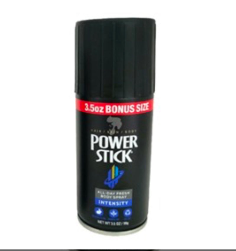 Power Stick Body Spray Intensity 3.5 oz 6ct