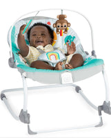 
              Bright Starts Wild Vibes - Rocker para bebés y niños pequeños con vibraciones, unisex, recién nacido
            