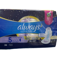 Always Ultra Thin 5/ 36 Pads