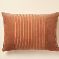 14"x20" Variegated Corduroy Lumbar Throw Pillow Rust - Hearth & Hand™ with Magnolia