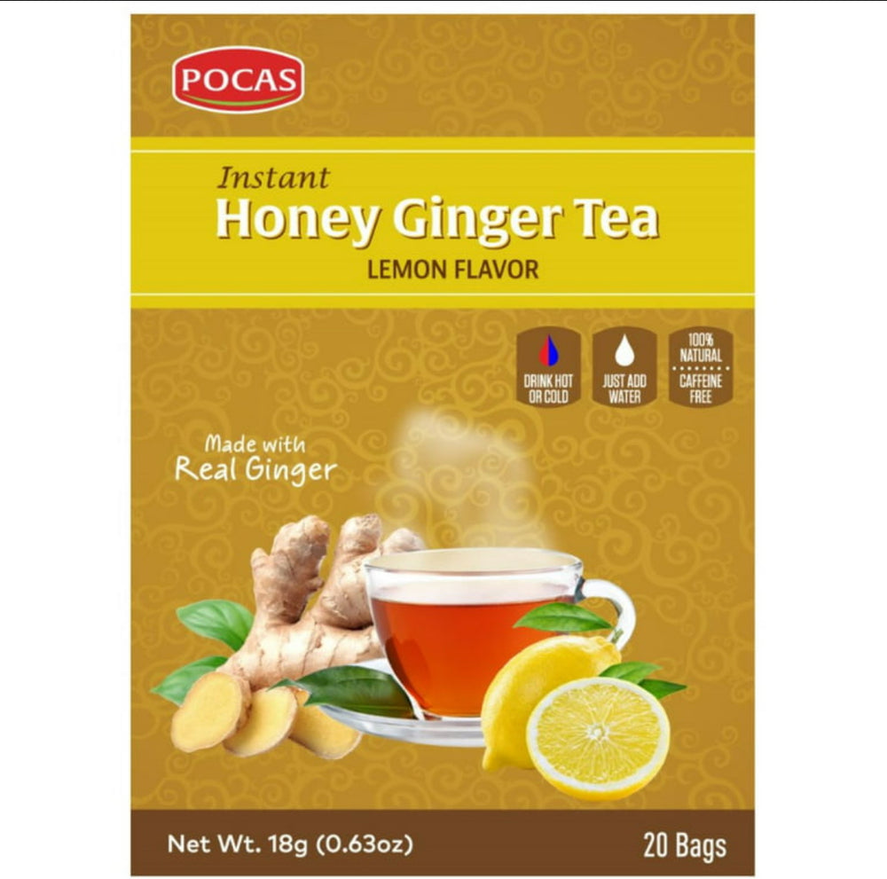 Pocas Honey Ginger Tea With Lemon 360g ( 20 sachets ) DLC: 13 Août26