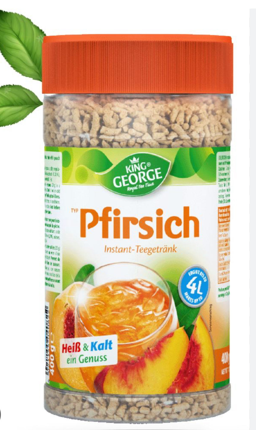King George Pfirsich Instant Tee (400g) Mars27