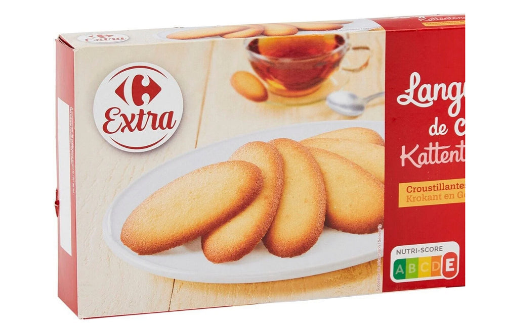 Biscuits langues de chat CARREFOUR EXTRA (200 g) DLC: Fev26
