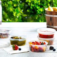 
              Deli Food Containers with Lids - 8 oz (237mL)
            