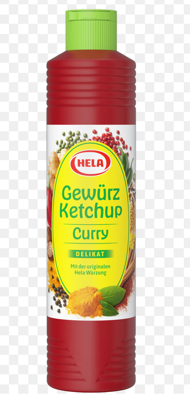 Ketchup Łagodny Curry Delikat Hela 800 ML 930 g Niemiecki 800ml juillet25
