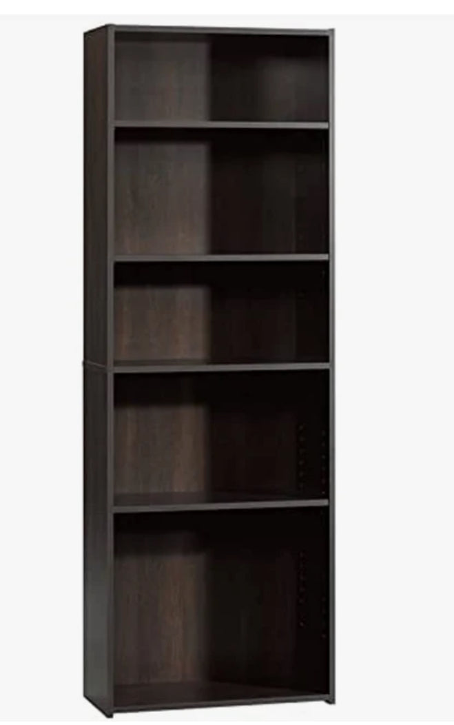 5 Shelf Bookcase Espresso Brown - Room Essentials MM  (L 1m x 62cm, La 30cm, H 80cm)